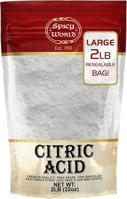 Citric acid cleaning powder
